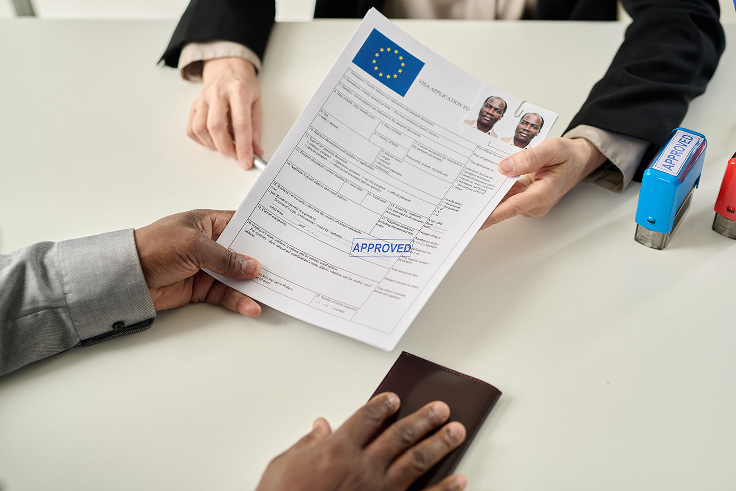 Visa und Unterlagen
