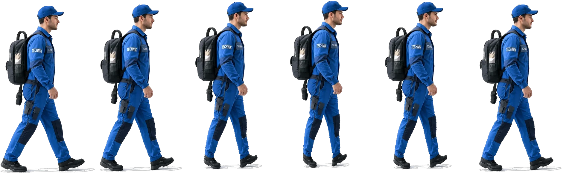 Technische Fachkraft auf dem Weg ins Unternehmen